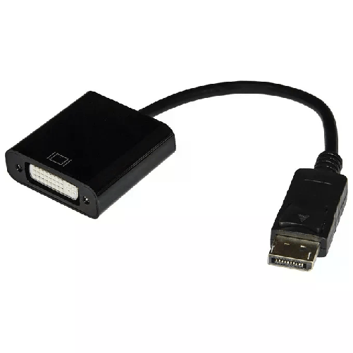 Link Accessori LKADAT67 cavo e adattatore video 0,15 m DisplayPort DVI-I Nero