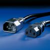 Value-19.99.1505-cavo-di-alimentazione-Nero-05-m-Accoppiatore-C14-Accoppiatore-C13--VALUE-Power-Cable-C14-to-C13.-Black