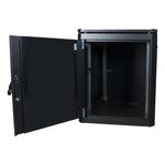 Lanview LOGON RDL16U61BL rack 16U Rack indipendenti Nero (19'' 16U Rack Cabinet 600 x - 1000 x 897mm Data Line -