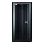 Lanview LOGON RDL32U88BL rack 32U Rack indipendenti Nero (19'' 32U Rack Cabinet 800 x - 800 x 1608mm Data Line -