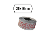 PRINTEX Rotolo da 1000 etichette a onda per Printex Smart 16/2616 e Z Maxi 6/2616 - 26x16 mm - adesivo permanente - bianco - Printex - pack 10 rotoli