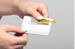 Phoenix-Contact-824419-etichetta-non-adesiva-1-pz-Argento--Durable-Name-Badge-54x90mm-with-Place---Hold-Magnet-Transpare