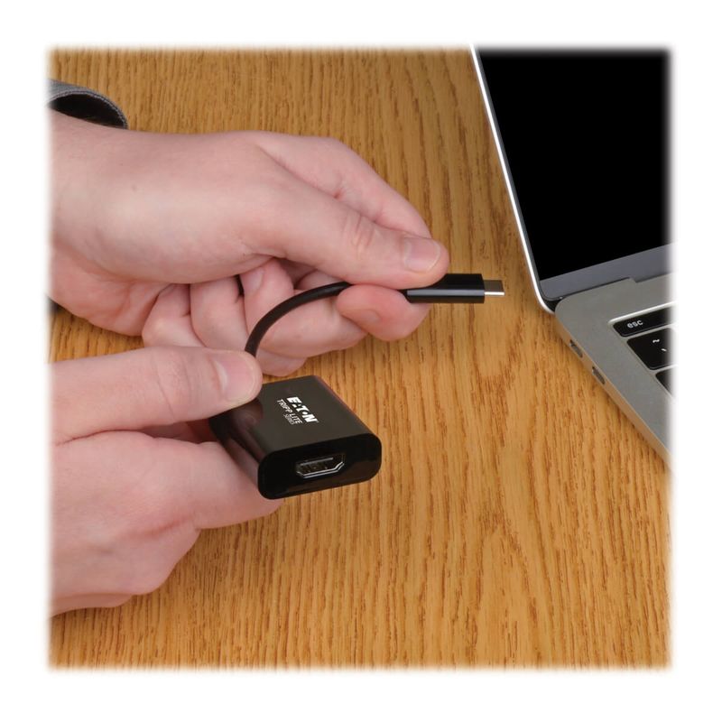 Tripp-Lite-U444-06N-HDB-AM-cavo-e-adattatore-video-015-m-HDMI-tipo-A--Standard--USB-tipo-C-Nero--USB-C-to-HDMI-4K-Adapt