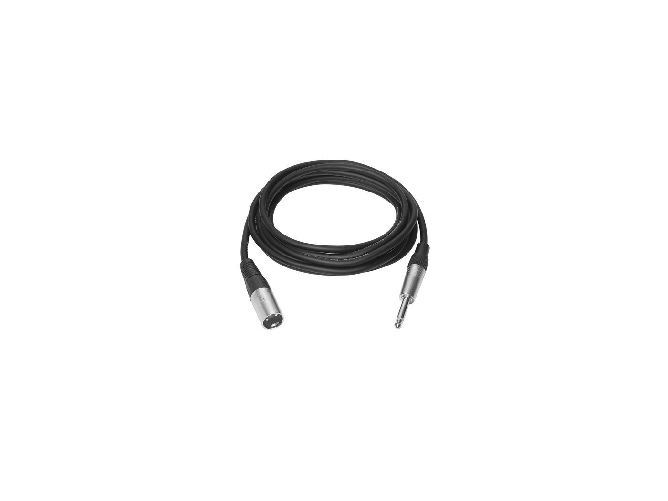 Vivolink PROAUDXLRJACK1 cavo audio 1 m XLR 6.35mm Nero (XLR M to Mono Jack 6.35mm - Cable 1m . - Warranty: 144M)