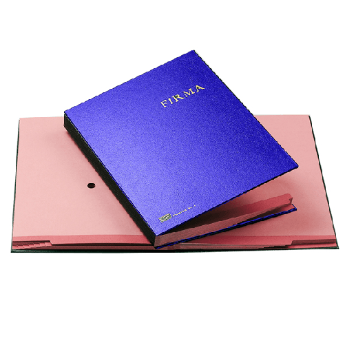 FRASCHINI LIBRO FIRMA 14 PAGINE BLU 24X34CM 614-E FRASCHINI