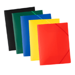 STARLINE Cartellina 3 lembi con elastico 24x32cm assortito Eco Starline