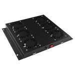 Lanview LOGON RAF125BL porta accessori Pannello per ventola (6 FANS, ANALOG THERMOSTAT - CONTROLLED FAN MODULE BLACK