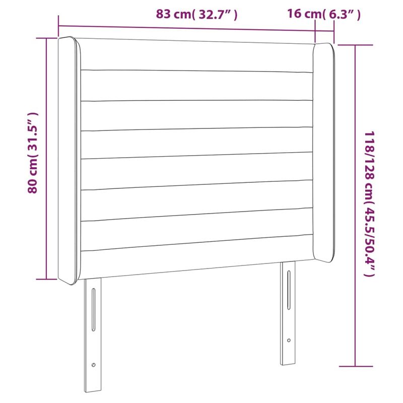 Testiera-ad-Orecchio-Rosa-83x16x78-88-cm-in-Velluto