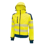 U-Power Giacca alta visibilitA' Softshell Miky - taglia XL - giallo fluo - U-Power