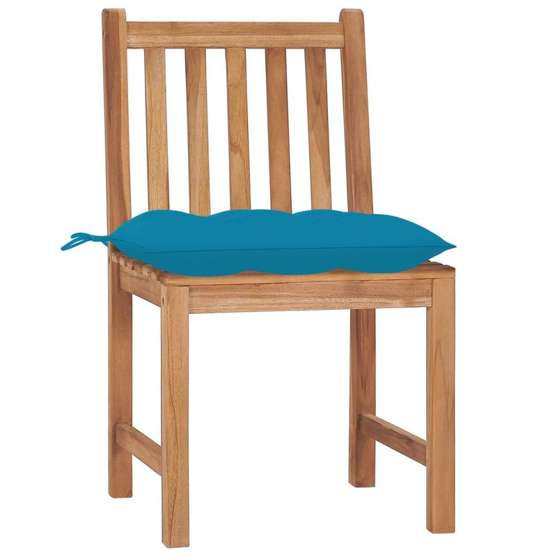 Sedie-da-Giardino-6-pz-con-Cuscini-in-Legno-Massello-di-Teak