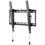 Goobay Supporto da parete per TV Pro Pro TILT (M), nero - per TV da 43'' a 100'' (109-254 cm) fino a 75 kg