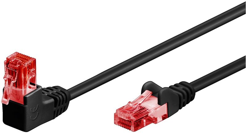 Goobay-51515-cavo-di-rete-Nero-1-m-Cat6-U-UTP--UTP---PATCH-CABLE-UTP-1M-CAT6---ANGLED-ONE-SIDE-BLACK-