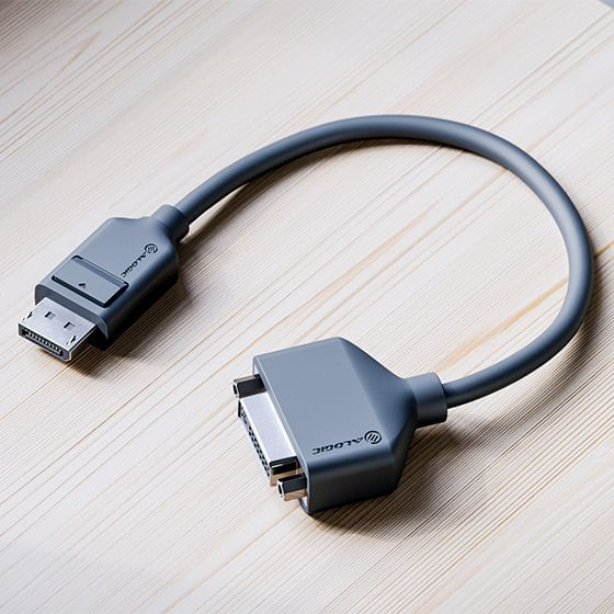 ALOGIC-EL2DPDVI-ADP-cavo-e-adattatore-video-02-m-DisplayPort-DVI-Nero--ELEMENT-DISPLAYPORT-TO-DVI---ADAPTER---MALE-TO-F