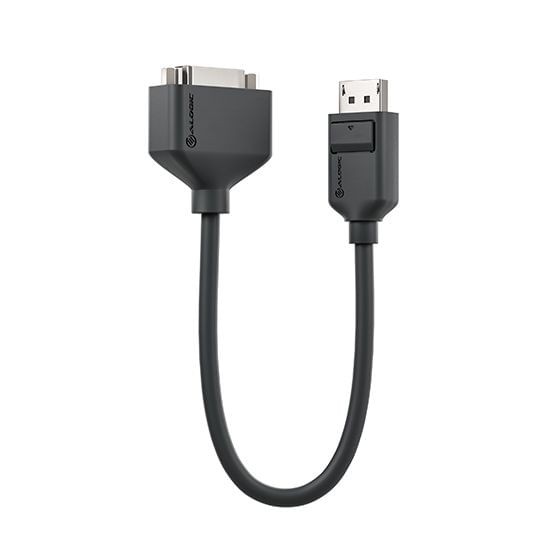 ALOGIC-EL2DPDVI-ADP-cavo-e-adattatore-video-02-m-DisplayPort-DVI-Nero--ELEMENT-DISPLAYPORT-TO-DVI---ADAPTER---MALE-TO-F