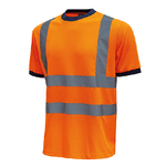 U-Power T-shirt alta visibilitA' Glitter - taglia XL - arancio fluo - U-Power - conf. 3 pezzi