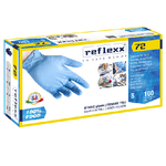 Conf 100 Guanti In Nitrile R72 taglia S azzurri foodline Reflexx