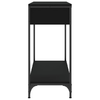 vidaXL-Tavolino-Consolle-Nero-75x345x75-cm-in-Legno-Multistrato