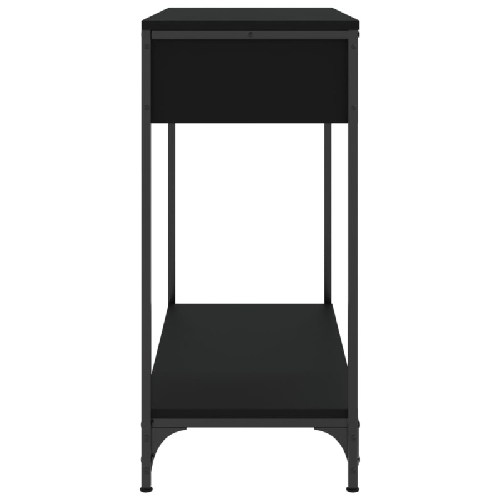 vidaXL-Tavolino-Consolle-Nero-75x345x75-cm-in-Legno-Multistrato