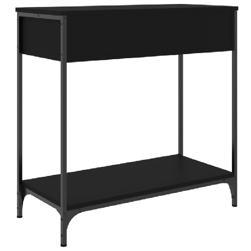 vidaXL-Tavolino-Consolle-Nero-75x345x75-cm-in-Legno-Multistrato