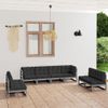 vidaXL-Set-Divani-da-Giardino-8-pz-con-Cuscini-Legno-Massello-Pino