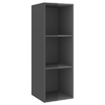vidaXL-Set-Mobile-TV-3-pz-Grigio-Lucido-in-Truciolato