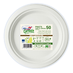 DOPLA 50 Piatti piani D220mm BIODEGRADABILI Dopla Green art.7757