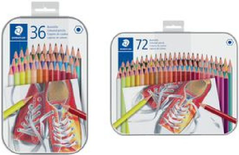 Staedtler-175-Multicolore-36-pz--Farveblyant-sekskantet-i-metalske-ass-