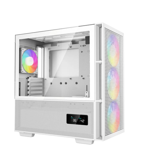 DeepCool-CH560-DIGITAL-WH-Midi-Tower-Bianco--DeepCool-CH560-Digital-White-Mid-Tower-Gaming-Case-Tempered-Glass-4x-AR