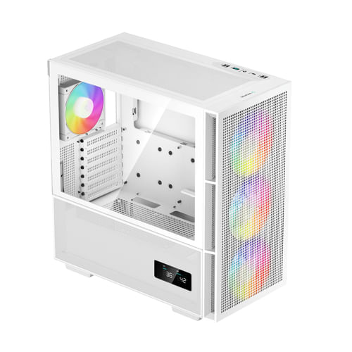 DeepCool-CH560-DIGITAL-WH-Midi-Tower-Bianco--DeepCool-CH560-Digital-White-Mid-Tower-Gaming-Case-Tempered-Glass-4x-AR