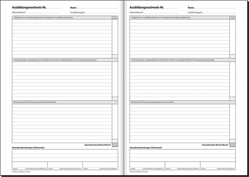 Modulo-SIGEL-libretto-prova-di-formazione-registrazioni-settimanali-mensili-AW484-DIN-A4-1x-28-pagine