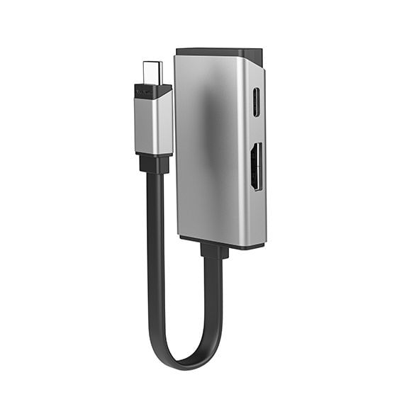 ALOGIC ULCHDPD-SGR replicatore di porte e docking station per laptop USB 3.2 Gen 1 [3.1 Gen 1] Type-C Argento (ALOGIC MA
