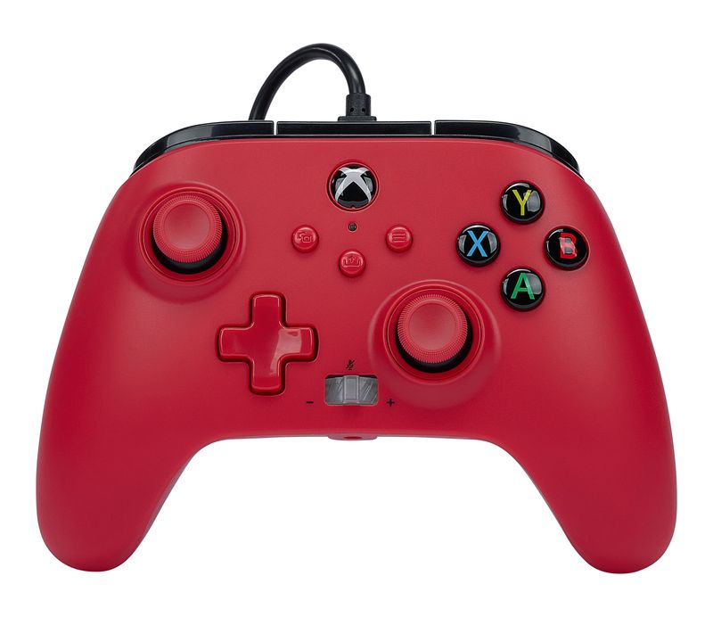 Controller-cablato-migliorato-PowerA-per-Xbox-Series-XS--Artisan-Red-ufficialmente-autorizzato-