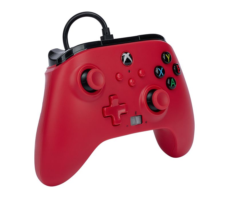Controller-cablato-migliorato-PowerA-per-Xbox-Series-XS--Artisan-Red-ufficialmente-autorizzato-