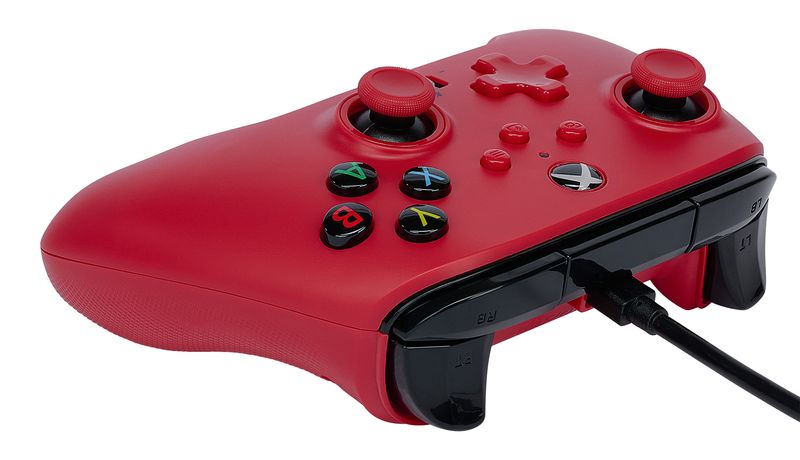 Controller-cablato-migliorato-PowerA-per-Xbox-Series-XS--Artisan-Red-ufficialmente-autorizzato-