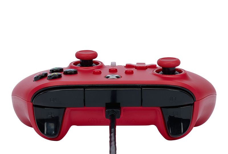 Controller-cablato-migliorato-PowerA-per-Xbox-Series-XS--Artisan-Red-ufficialmente-autorizzato-