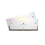 Corsair DIMM - 96 GO (KIT DE 2 X 48 GO) - DDR5 6600 MHZ C32 - XMP 3.0 - RGB - BLANC
