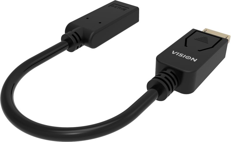 Vision-TC-DPHDMI-BL-cavo-e-adattatore-video-HDMI-tipo-A--Standard--DisplayPort-Nero--VISION-Professional-installation-gr