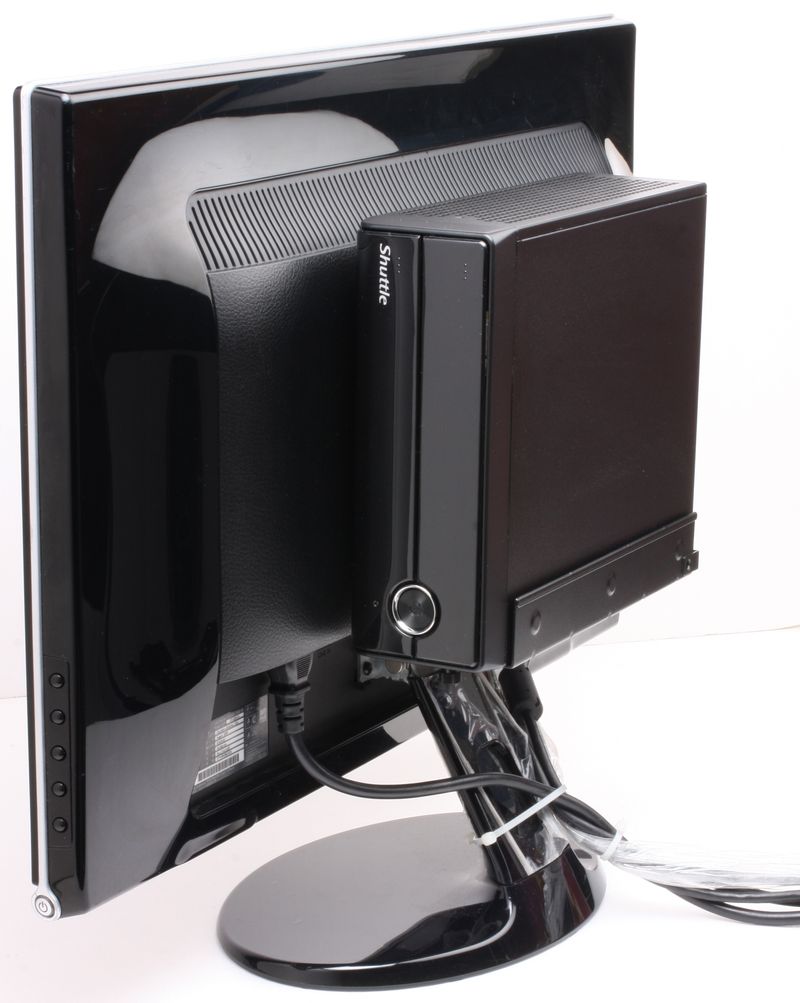 Shuttle-PV02-VESA-mount-accessory-for-3-litre-Slim-PCs-Nero-Metallo