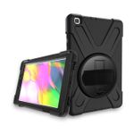 ESTUFF ES681850-BULK custodia per tablet 20,3 cm [8] Cover Nero (AUSTIN Defender Case Samsung - Galaxy Tab A 8.0 with ha