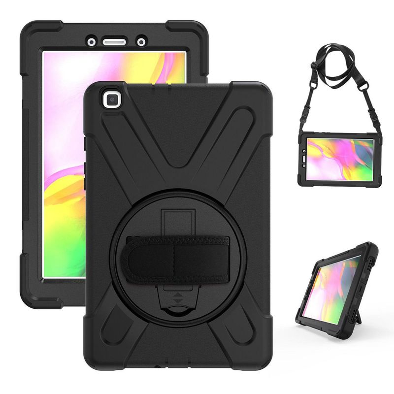 eSTUFF-ES681850-BULK-custodia-per-tablet-203-cm--8--Cover-Nero--AUSTIN-Defender-Case-Samsung---Galaxy-Tab-A-8.0-with-ha