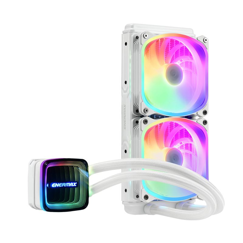 WAK-Enermax-Aquafusion-ADV-WaterCooler-240mm-SquA-RGB-Bianco