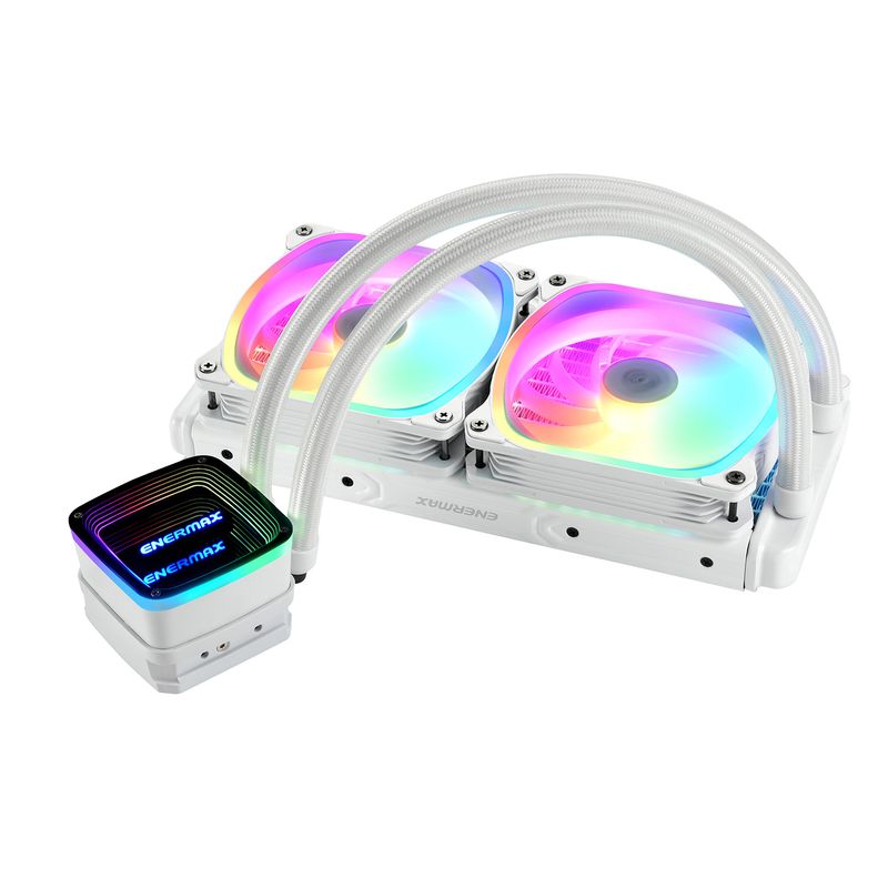 WAK-Enermax-Aquafusion-ADV-WaterCooler-240mm-SquA-RGB-Bianco