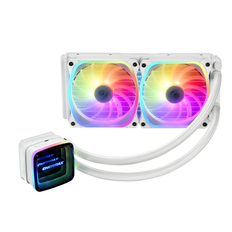 WAK-Enermax-Aquafusion-ADV-WaterCooler-240mm-SquA-RGB-Bianco