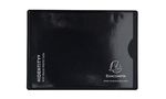 EXACOMPTA-HIDENTITY--Duo-85x60mm-per-bancomat--carta-di-credito-NERO-Exacompta