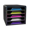 CEP-Cassettiera-5-cassetti-standard-nero-multicolori-7-111-Smoove-Cep
