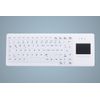 Hygiene-Compact-Touchpad-Keyboard-Fully-Sealed-Watertight---Corded---QWERTY---White