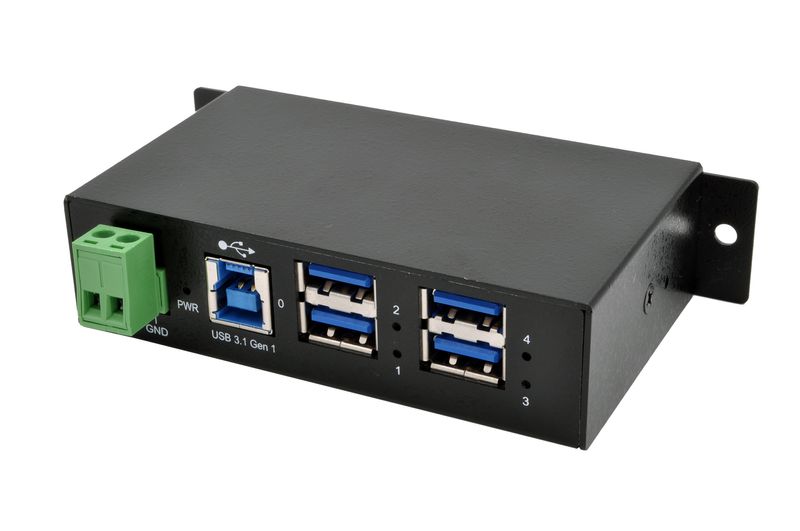 HUB-USB-3.2-Gen-1-a-4-porte-con-protezione-da-sovratensione-EDS-da-15-KV