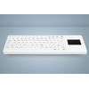 Hygiene-Compact-Touchpad-Keyboard-Fully-Sealed-Watertight---Corded---QWERTY---White
