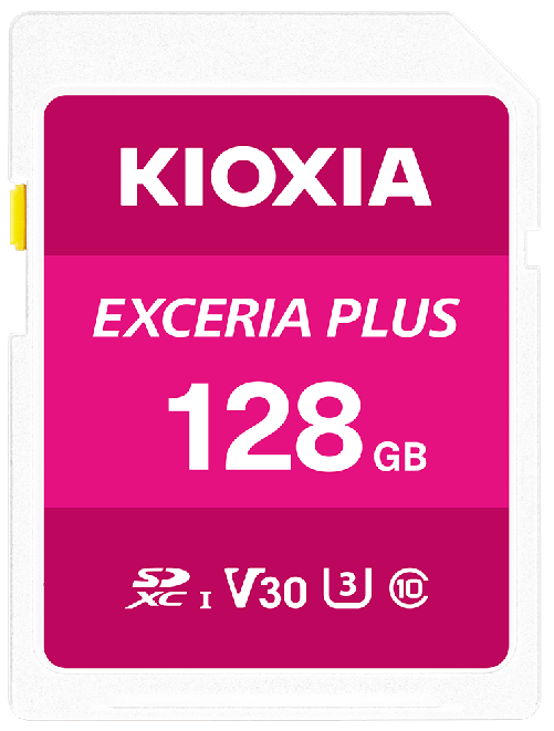 Kioxia Exceria Plus 128 GB SDXC UHS-I Classe 10 (Kioxia 128GB Exceria plus U3 V30 SD Card)