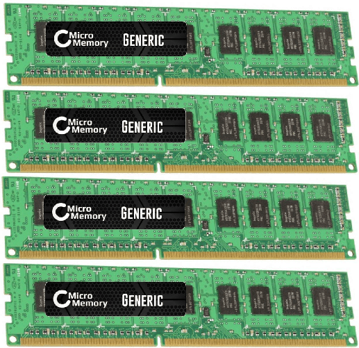 CoreParts MMI1213/32GB memoria 4 x 8 GB DDR3 1600 MHz Data Integrity Check (verifica integrità dati)